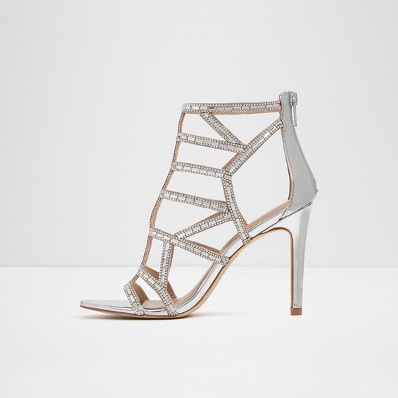 Aldo Norta rhinestone embellished caged stilettos! - Picture 8 of 8